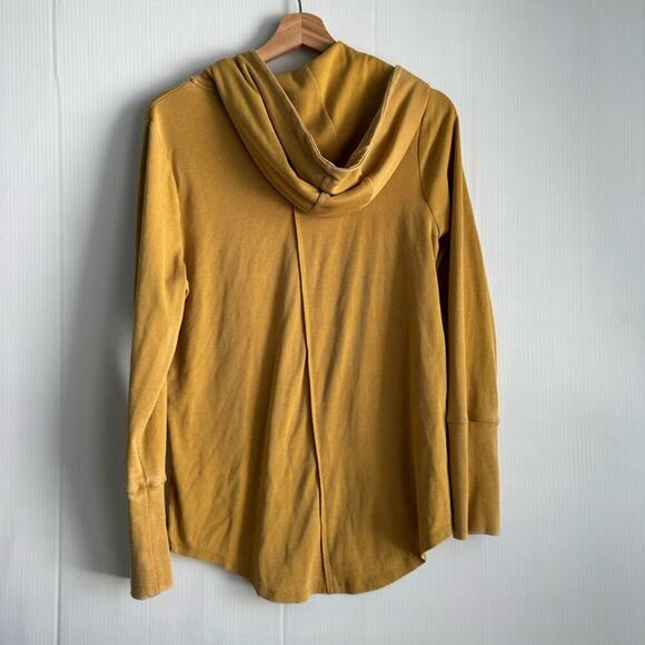 Chaser full zip long sleeve hooded top size medium mustard yellow - Picture 8 of 8